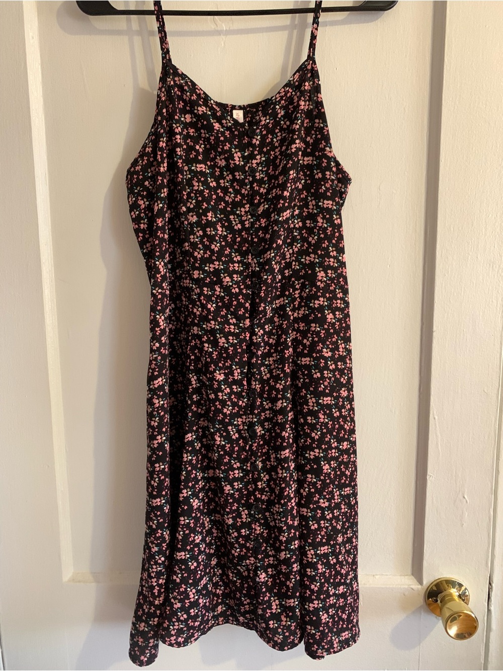 Button down floral dress